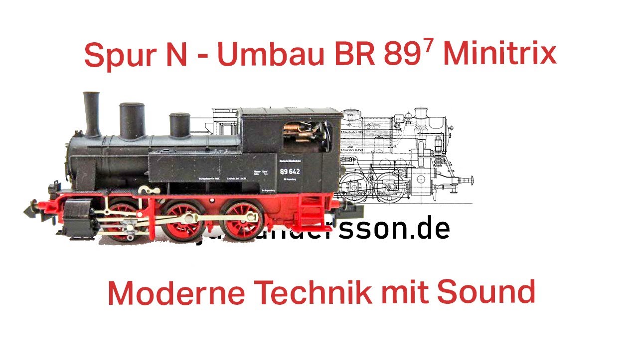 Endlich: Sound und moderne Motortechnik in der Minitrix BR89 7. Sensationelle Fahreigenschaften.