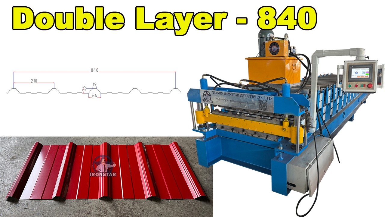 Double layer roll forming machine long span sheet machine in Mozambique