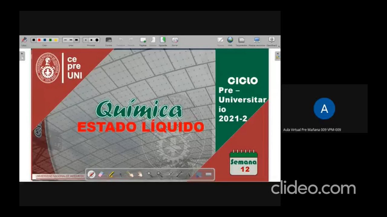 CepreUNI- Quimica12.1/ ESTADO LIQUIDO