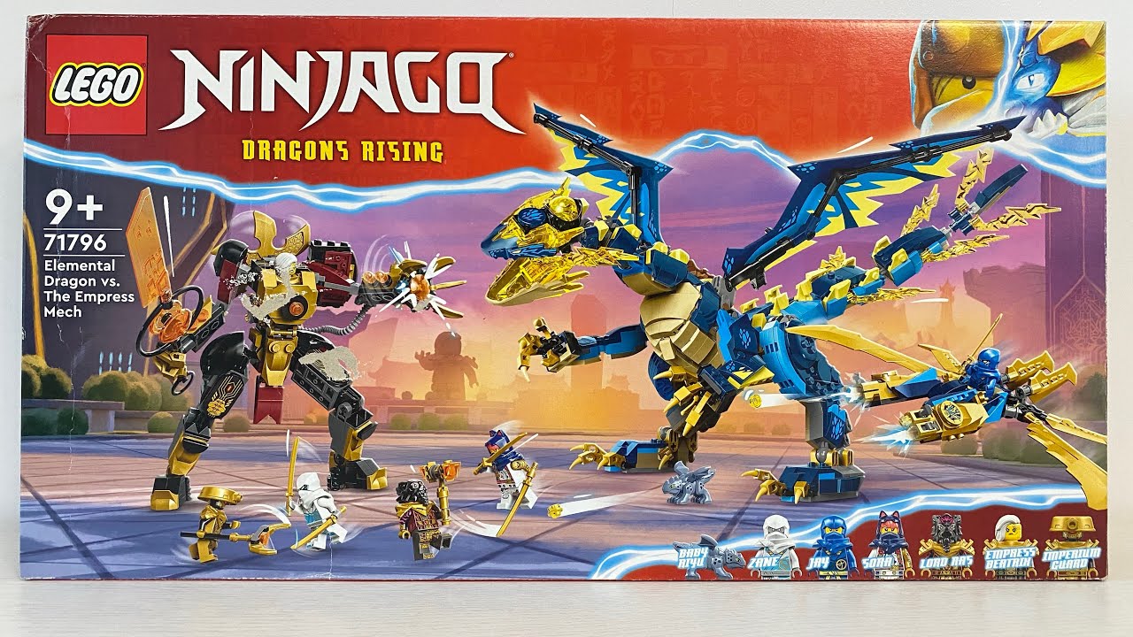 ОБЗОР ЛЕГО НИНДЗЯГО 71796 Битва Джиро с МЕХом Императрицы LEGO NINJAGO Jiro vs The Empress Mech