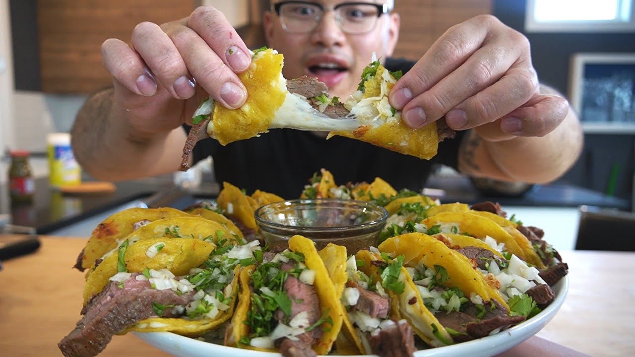The Perfect CARNE ASADA  - Cheesy, Crunchy & JUICY!