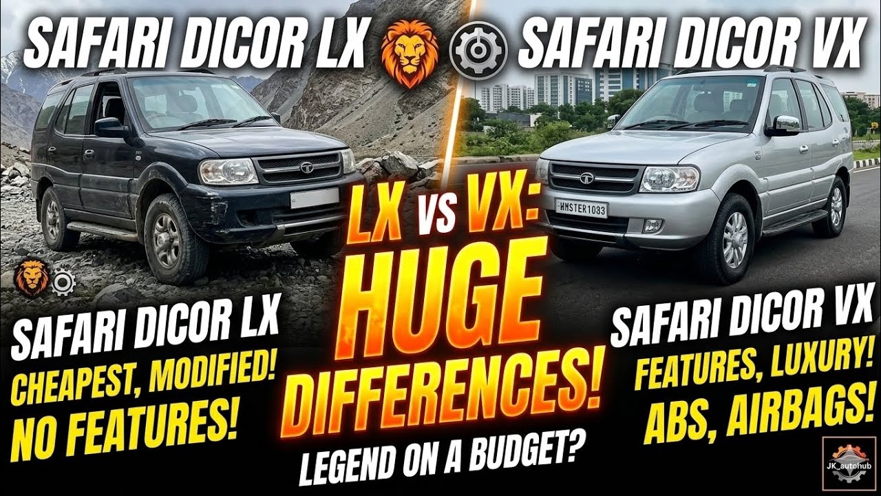 Safari Dicor LX vs VX: Paisa Vasool ya Compromise? 🧐