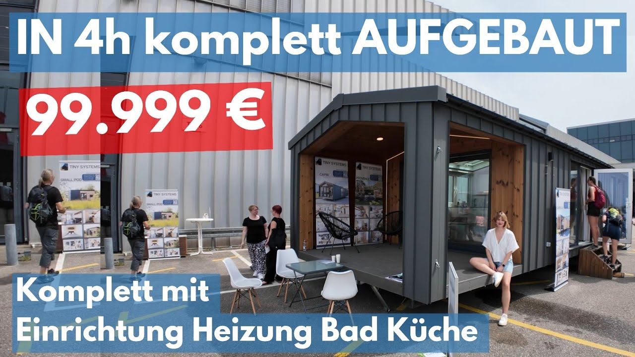 99.999 € komplett HAUS mit Einrichtung Lark Capri inkl. Baugenehmigung für Deutschland 🇩🇪