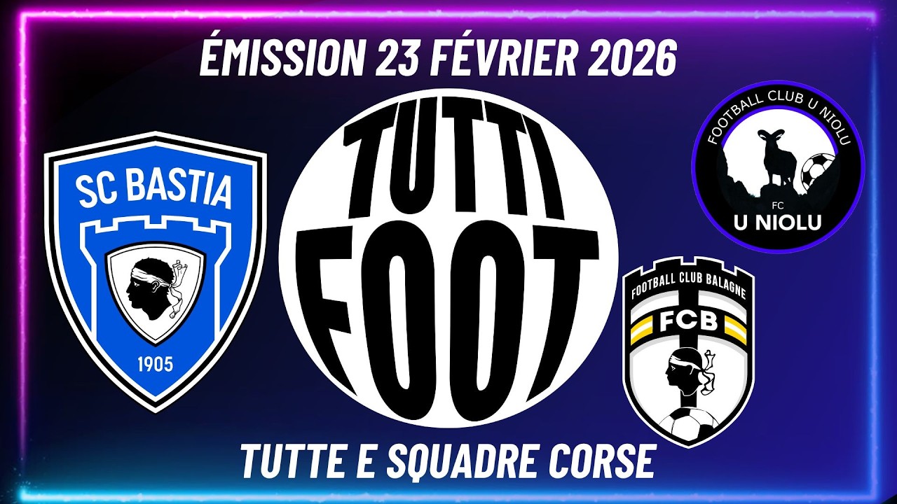 TUTTI FOOT avec Jean-Louis LUCCINI ancien joueur du S.C Bastia; en visio le Niolu et le F.C Balagne.