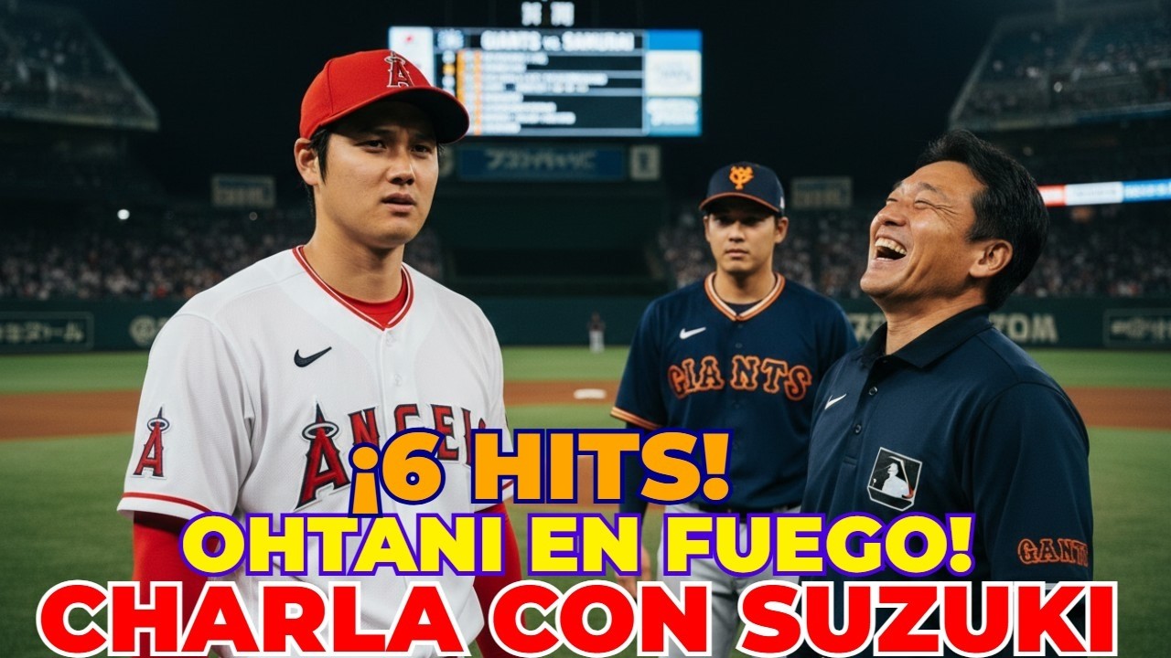 Ohtani en FUEGO: 6 Hits y la Charla ÍNTIMA con Kurt Suzuki (ex-Angel)