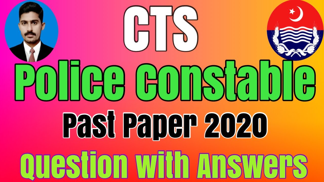 CTS Punjab Police past papers 2020, SPU PHP Police Constable Papers 2020, CTS police papers, CTS pol