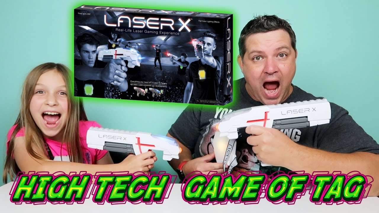 Laser X The Ultimate High-Tech Game of TAG! Inside or Outside