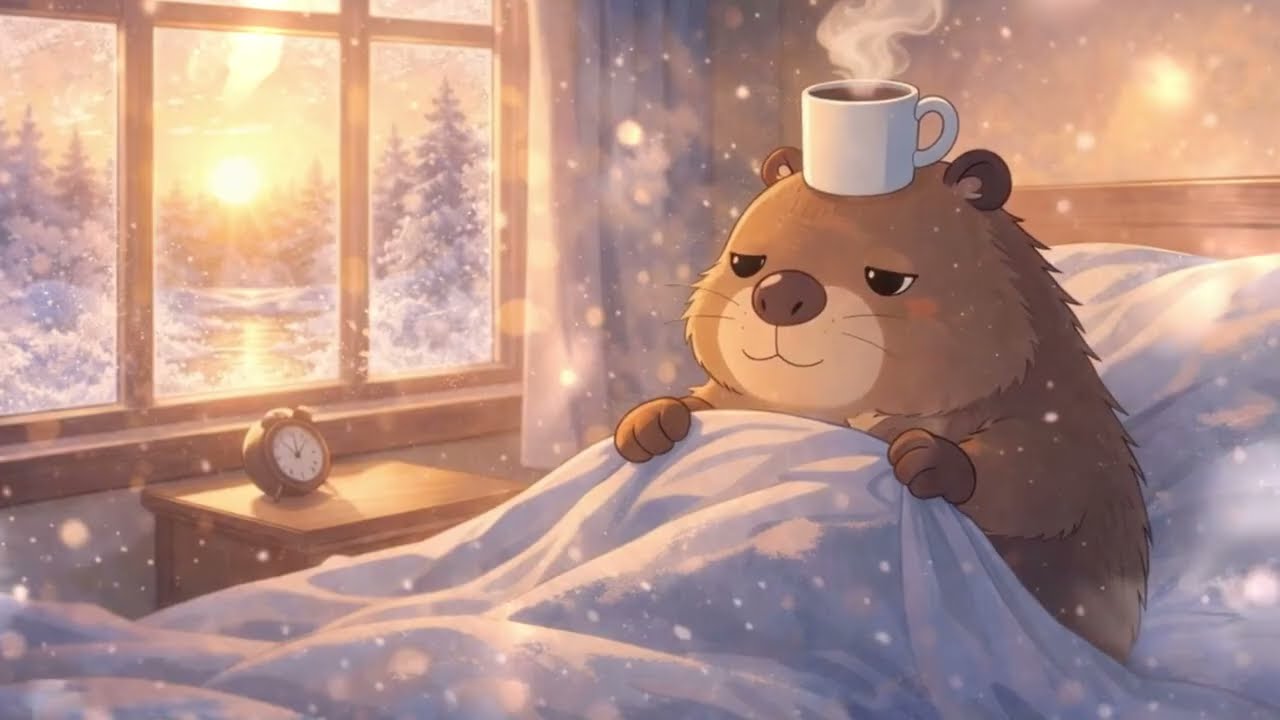 Winter Morning Sunrise ☀️ 3 Hours of Uplifting Lo-Fi Music for Productive Morning Start | Chillbara