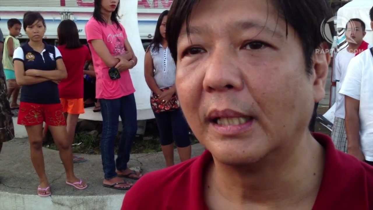 Bongbong Marcos visits Tacloban