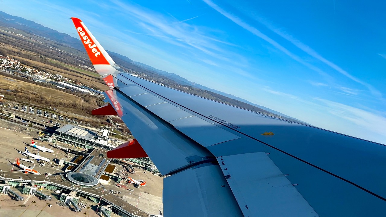 [4K] Amazing Basel Takeoff | EasyJet | Airbus A320-251N | BSL | U21211 | HB-AYN