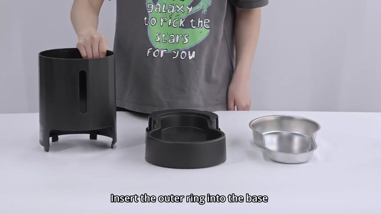 CZPET Automatic 7L Dog and Cat Water Dispenser with Stainless Steel Bowl Gravity Water