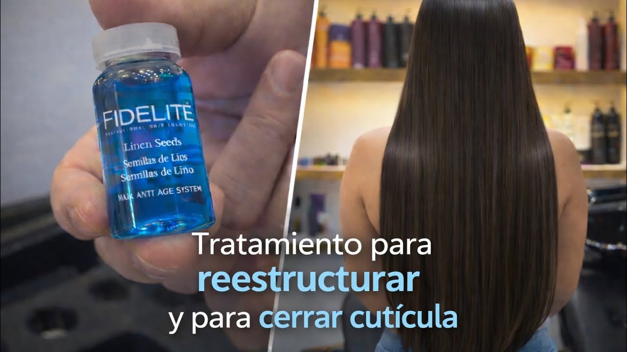 Ampolla semilla de lino: Mira como REESTRUCTURA Y CIERRA LA CUTICULA 