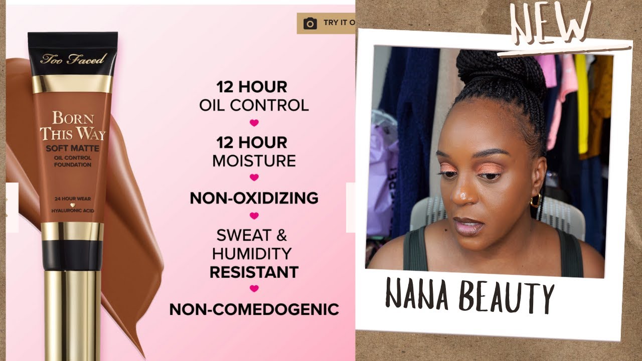 *NEW* TOO FACED MATTE FOUNDATION* SHADE CHESTNUT* 🤔🤔