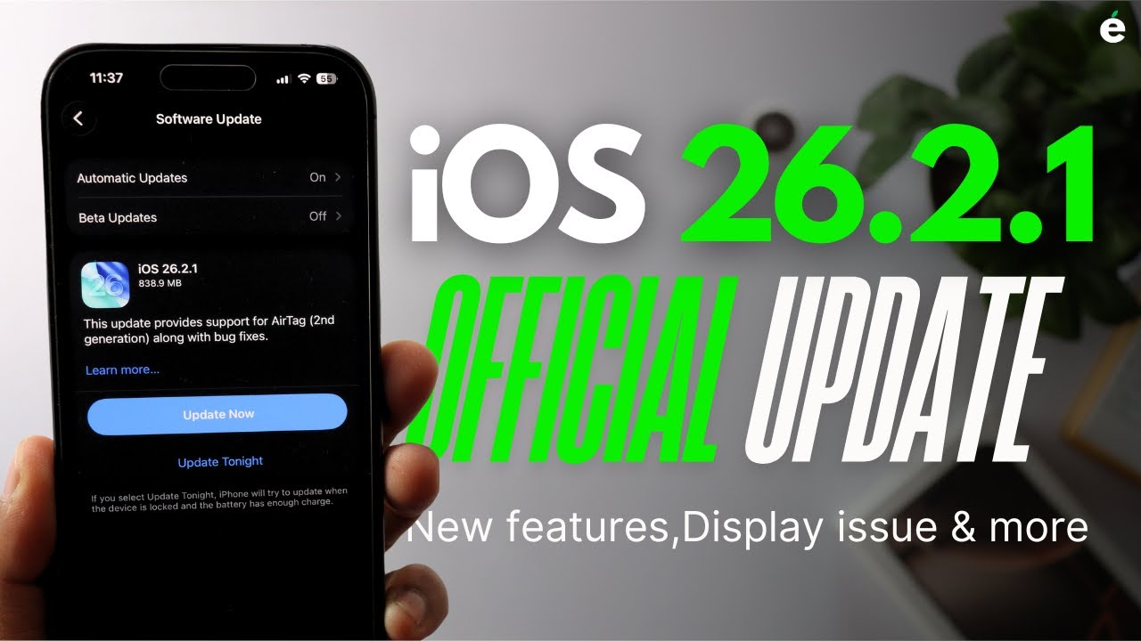 iOS 26.2.1 Official Update released - Bug fixes and Changes - What's New ?