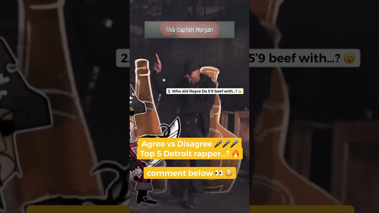 Agree vs Disagree 🎤🎤🎤 Top 5 Detroit rapper&hellip;? 🔥 Wait&hellip;for it 👀😳 #rap #rapmusic #royceda59