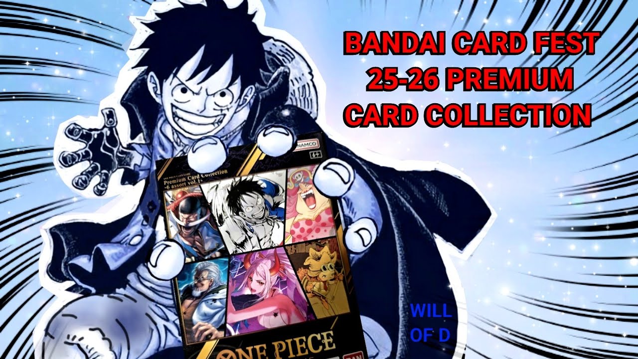 One Piece Card Game Bandai Fest Premium Card Collection VOL.1: анонс #optcg #tcg #cards #onepiecetcg