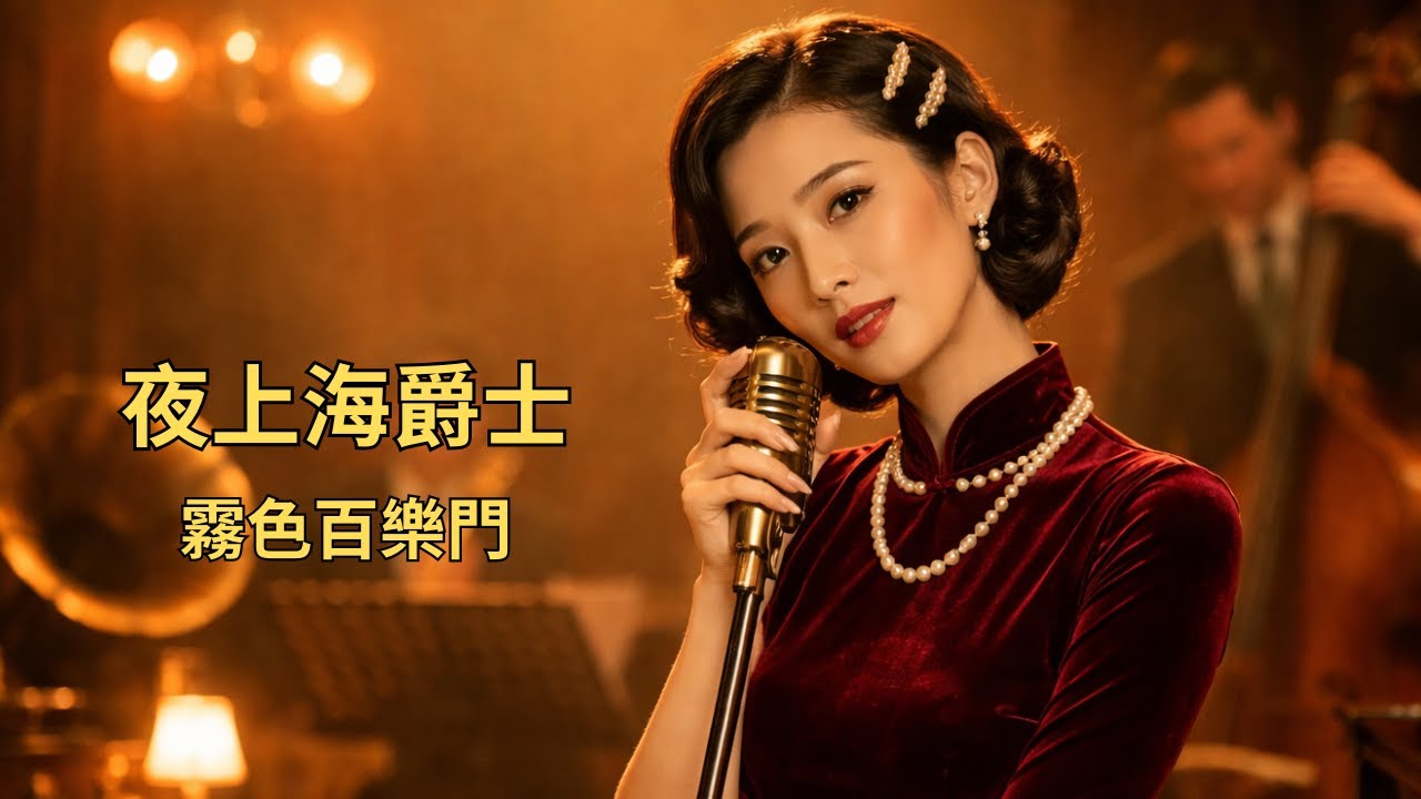 夜上海 Jazz｜霧色百樂門｜1940s–1950s Old Shanghai Jazz｜Vintage Chinese Jazz