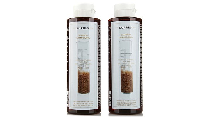 Korres Rice Proteins and Linden Shampoo Duo