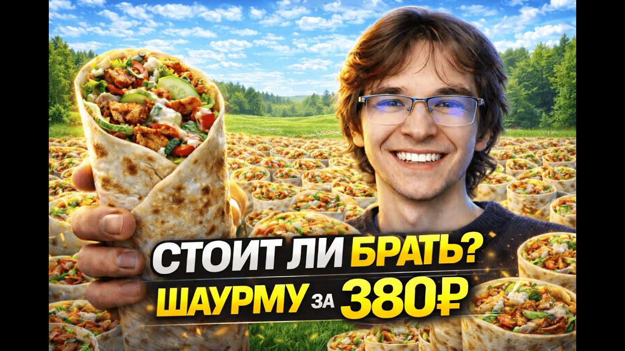 ОБЗОР НА ШАУРМУ ЗА 380 РУБЛЕЙ