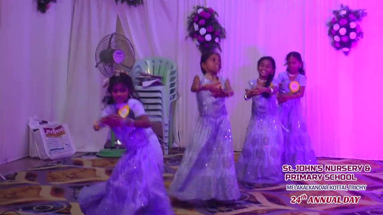 St. JOHN'S NURSERY & PRIMARY SCHOOL MELAKALKANDAR KOTTAI, TRICHY | 24th ANNUAL DAY song8
