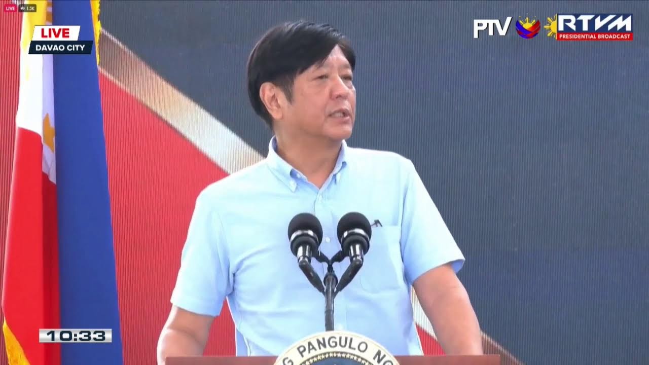 PBBM leads the inauguration of the Davao City Bulk water supply project in Davao City