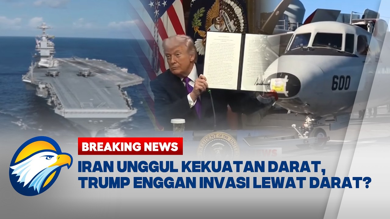 BREAKING NEWS - Iran Unggul di Darat, Trump Urung Invasi Darat