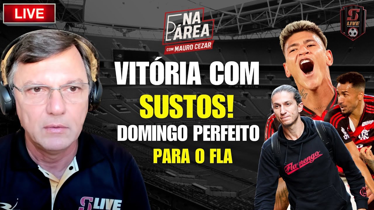 FLA SOFRE APAG&Atilde;O, MAS VENCE O SANTOS, E V&Ecirc; PALMEIRAS PERDER! | DEBATE AO VIVO COM MAURO CEZAR #231