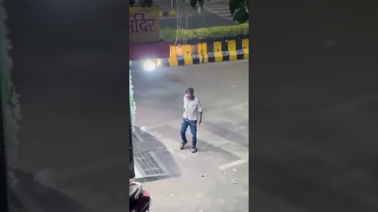 Shocking Incident in Indore: Drunk Man Attacks Female Student While Police and Bystanders Do Nothing