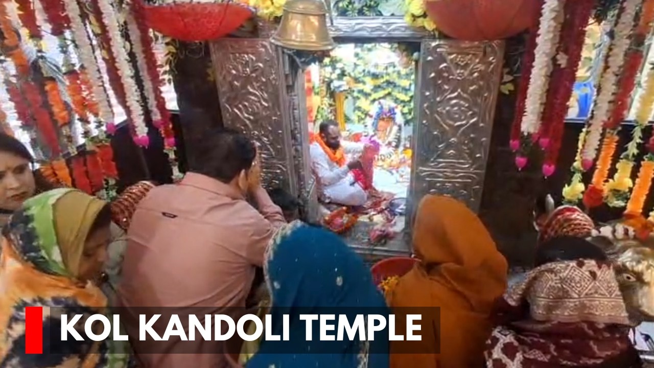 Large Number Of Devotees Perform Darshan At Kol Kandoli On Start of Navratras