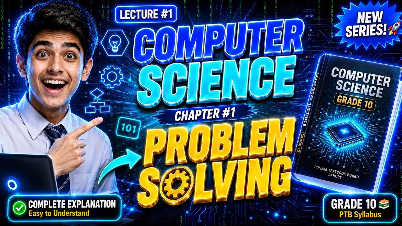 computer science (10th) chapter 01|lecture 01(Problem Solving) | complete explanation