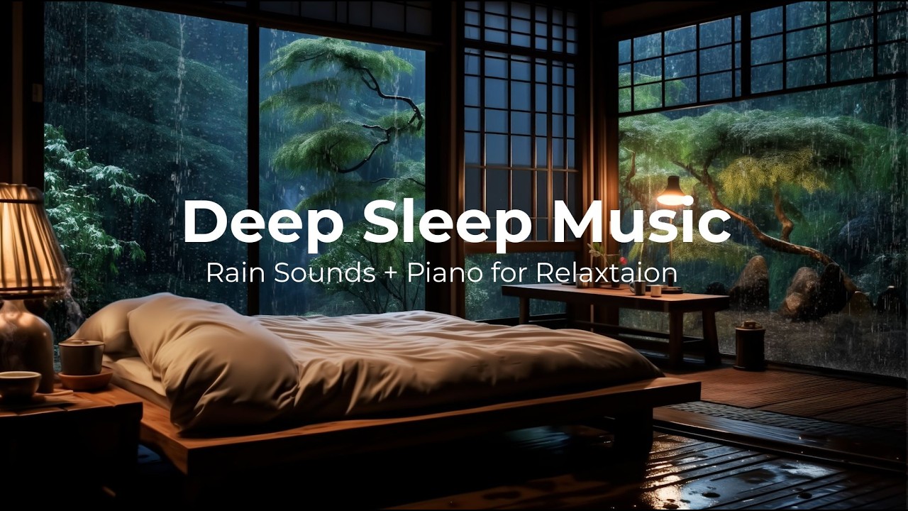 Gentle Piano and Rain for Emotional Healing — Rest Your Mind Tonight
