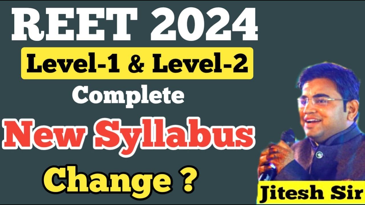 REET Syllabus Change ? / REET 2024 New Syllabus | REET 2024 Level-1 & Level-2 Syllabus | Mathematics