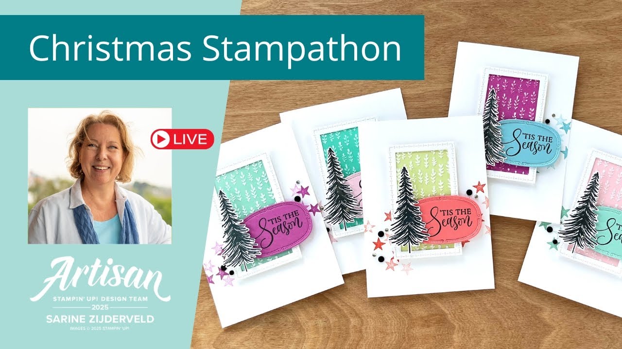 EN/NL - Modern Christmas Card Tutorial = Moderne kerstkaart maken met Ornamental Christmas