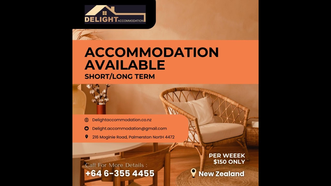 Experience ultimate comfort and convenience at Delight #accommodation in Palmerston North#newzealand