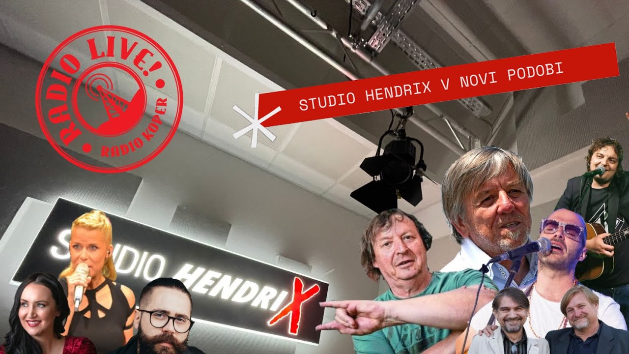 radioLive! v prenovljenem Studiu Hendrix - Celoten posnetek koncertov