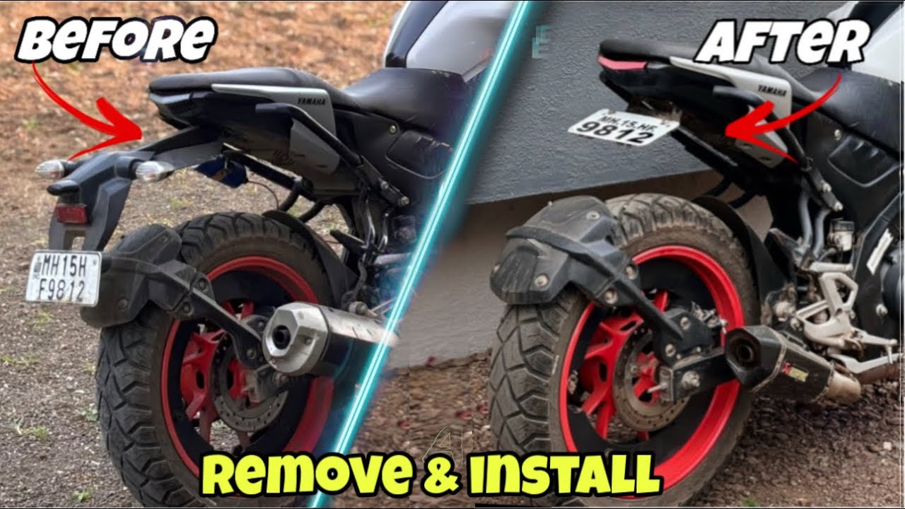 How to Modified MT-15 In 5 Minute&rsquo;s ( Detail Video 🔥🤯) #tailtidy #modification #mt15
