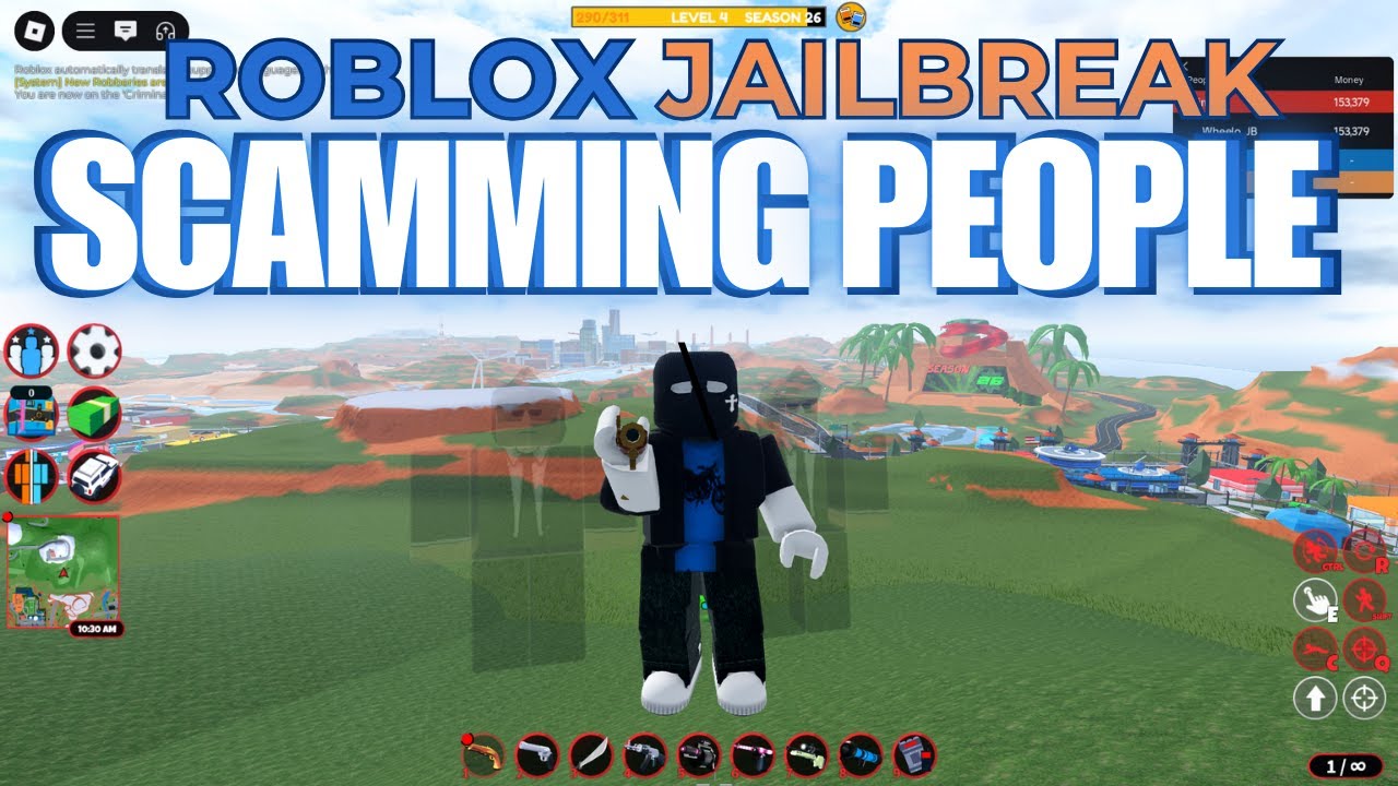 Scamming People in Roblox Jailbreak