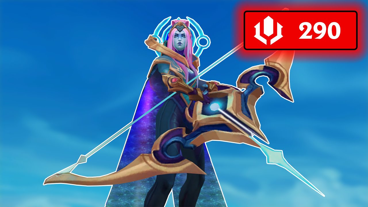 Cosmic Queen Ashe Chroma Sapphire Skin Spotlight