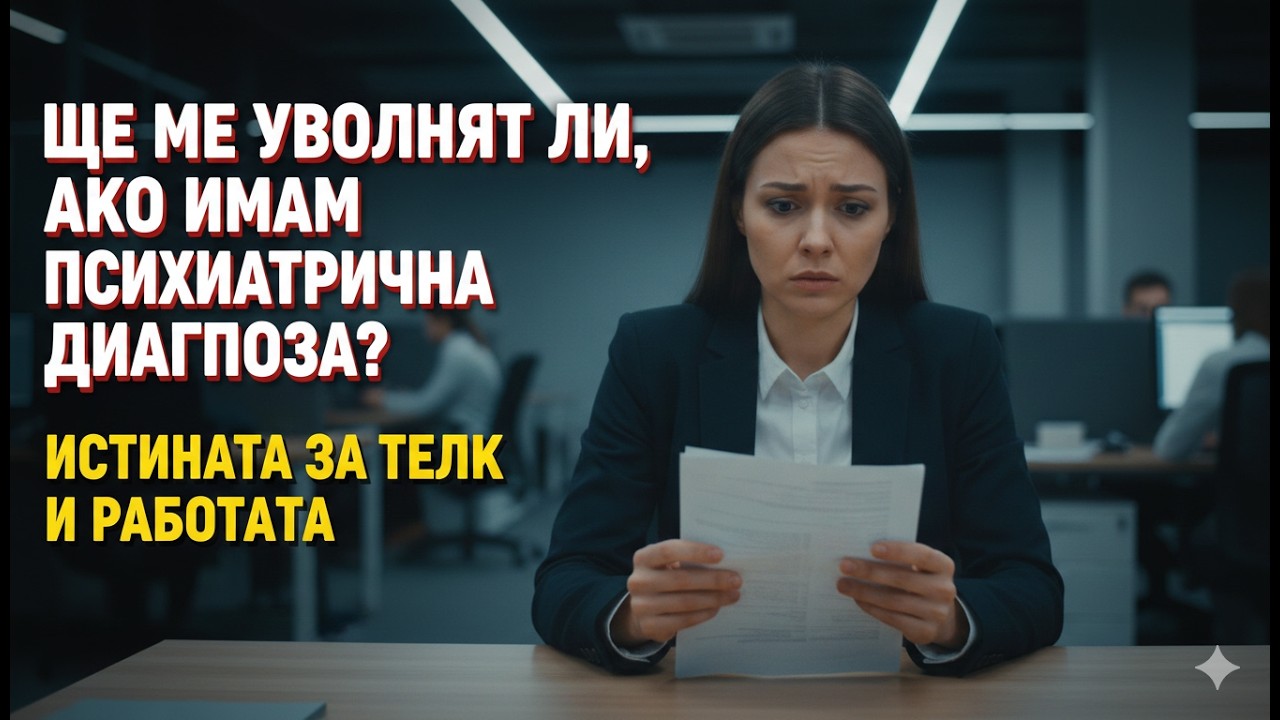 Ще ме уволнят ли, ако имам психиатрична диагноза? Истината за ТЕЛК и работата