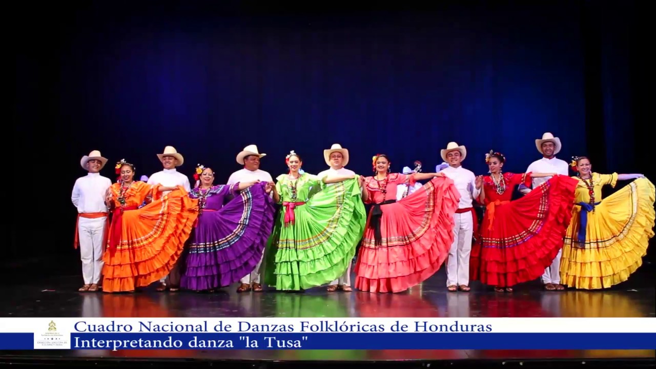 Cuadro Nacional de Danza Folcl&oacute;rica de Honduras, ( Danza La Tusa)