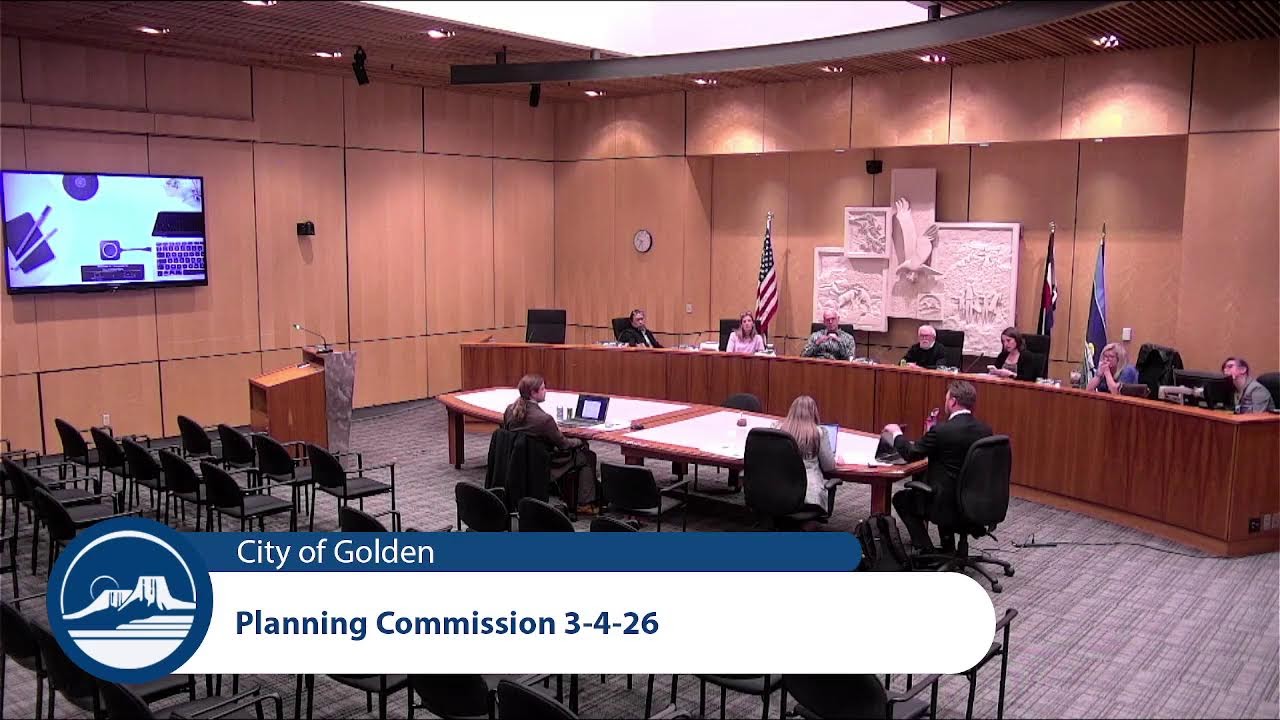 City of Golden Planning Commission Meeting 3-4-26