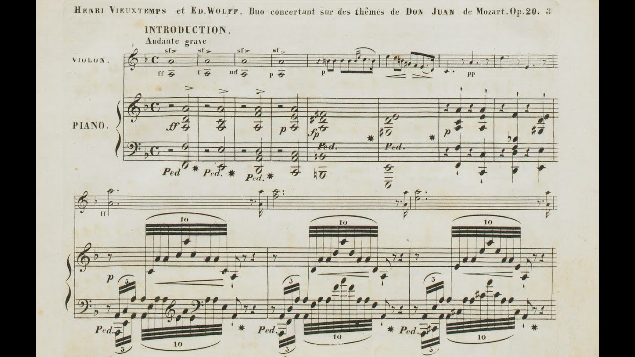 H. Vieuxtemps - È. Wolff, Duo sur 