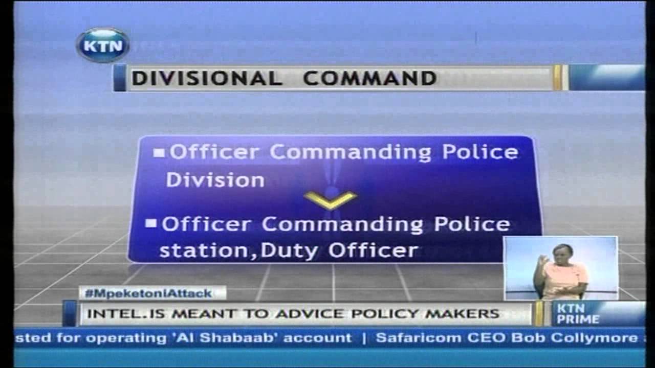 How the Mpeketoni Attack intelligence report was shared