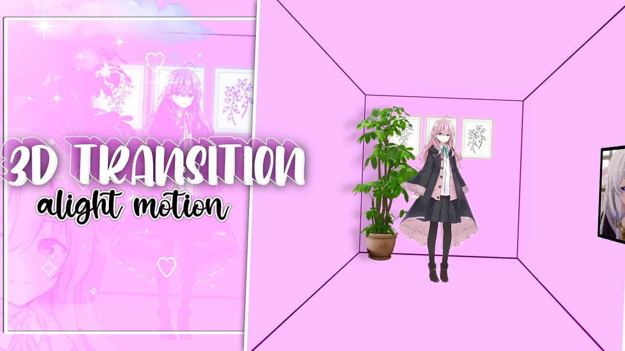 3D Room advanced transition ~ alight motion tutorial ~ 3.7.0 update