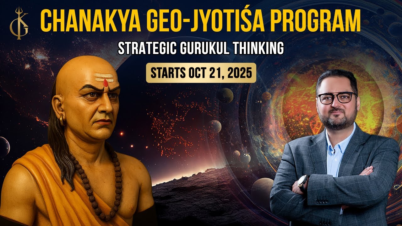 Chanakya Geo Jyotiśa ~ Curtain Raiser with Vedic Astrologer Kaartik Gor