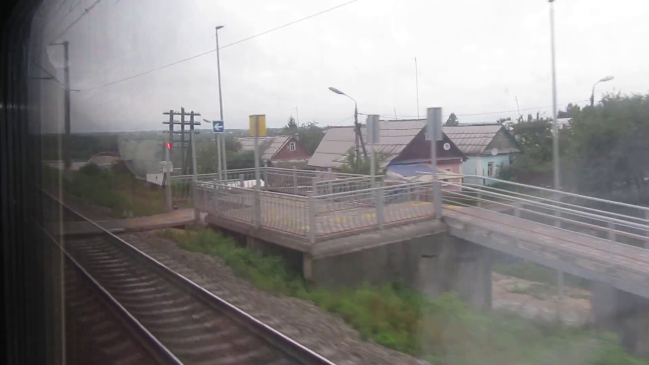 Щурово, Голутвин. Коломна(реки Ока\Москва) из окна поезда№541С Адлер-Москва 30.08.2017