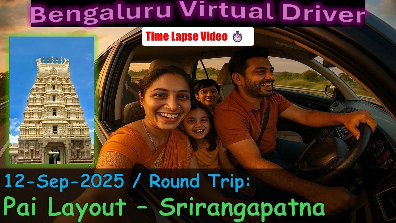 Round Trip: Pai Layout - Srirangapatna | 12-Sep-2025 |  
