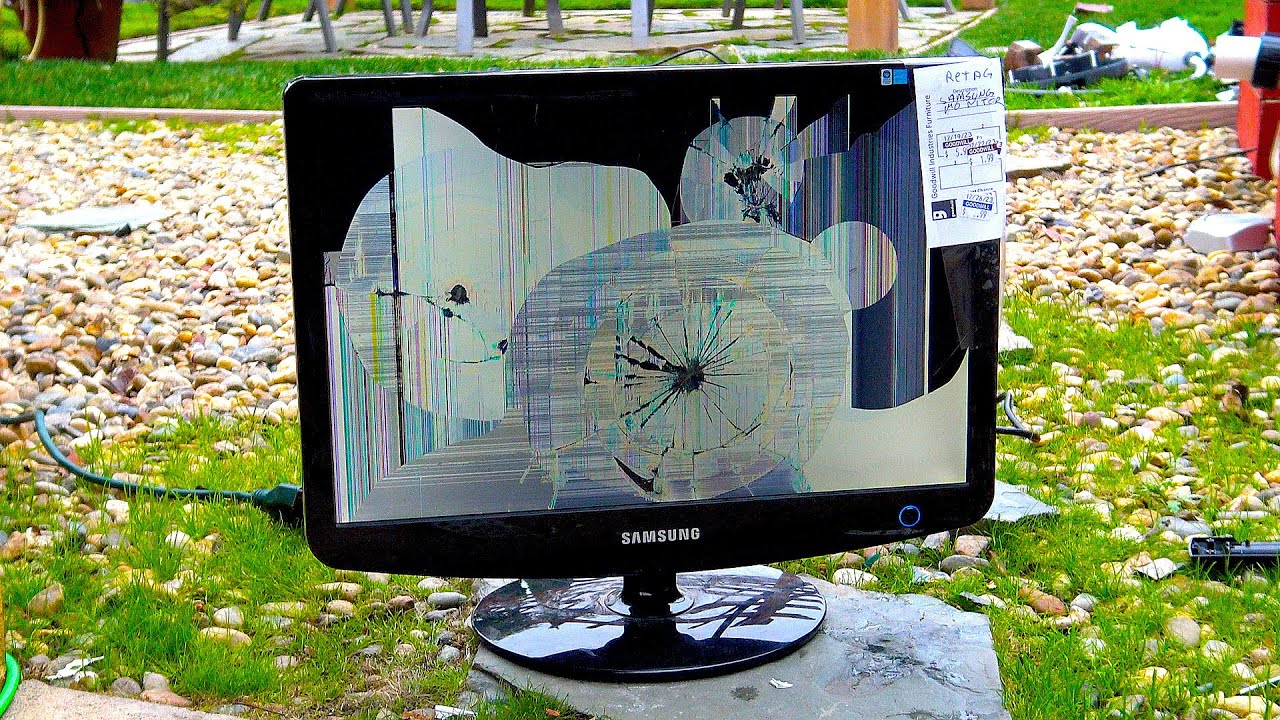 Samsung Monitor Destruction