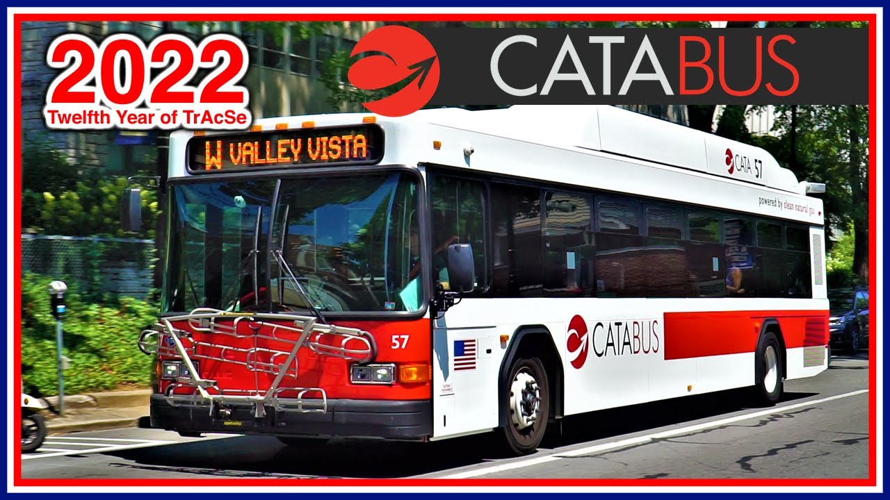 CATABus Buses on College Avenue in State College, PA