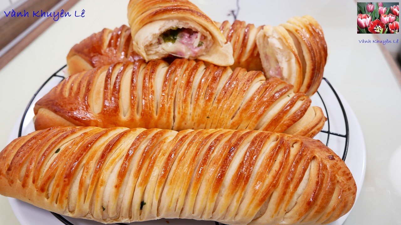 Cách Làm Bánh Mì Mềm Xốp Để Qua Vài Ngày Không Khô, Bánh Mì Phô Mai Không Cần Nhồi Bột, Vanh Khuyen